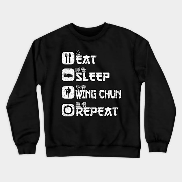 Wing Chun Kung Fu Chinese Martial Arts Crewneck Sweatshirt by auviba-design